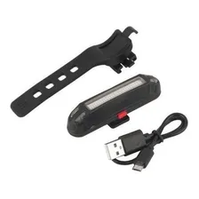 Lanterna Led Traseira 2 Cores Bike Sinalizador Usb 5 Modos Foto mini  3