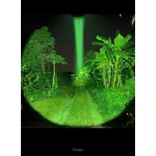 Lanterna LED verde Convoy C8+, ideal para caça com bateria 18650, lanterna preta Foto mini  2