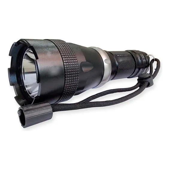 Lanterna Mergulho Profissional 888000w Led T6 Cree Xml-l2 Lanterna Preta Luz Branco Foto 1
