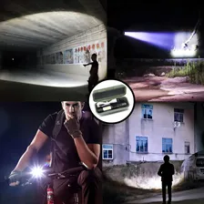 Lanterna Mini Led Cre Police Tática Recarregável Zoom Forte Foto mini 3