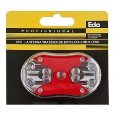 Lanterna Para Bicicleta Traseira Com 9 Leds 9tc Eda Foto mini  2