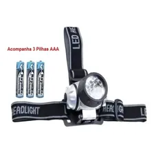 Lanterna Para Cabeça Capacete Turbo 7 Led Forte Starfer Cor da lanterna Branco Cor da luz Branco Foto  mini 1