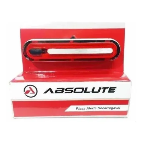 Lanterna Pisca Led Traseiro Bicicleta Absolute Jy-6085t Usb Cor Branco Foto 1