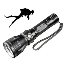 Lanterna Profissional Para Mergulho Led T6 Jws Ws-725 Cor da luz Branco Foto mini  3