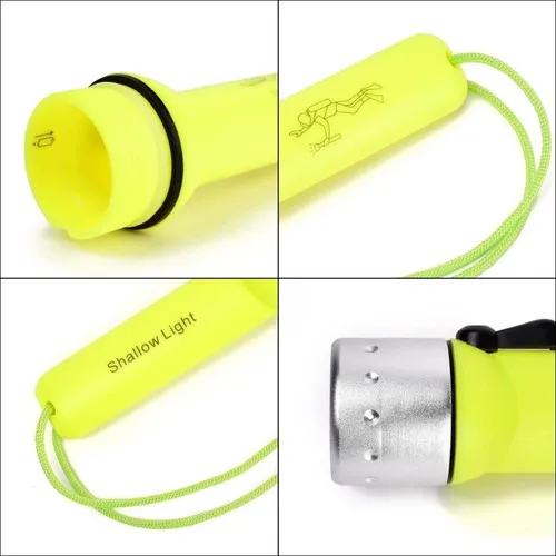 Lanterna Prova Dagua Meratica 180 Lumens Q3 Cree Mergulho Foto 1