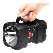 Lanterna Recarregável Led Tática Multifuncional Forte Foto mini  2