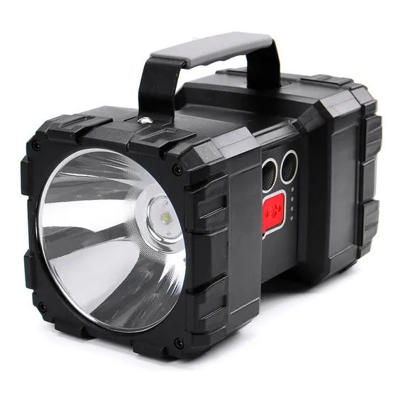 Lanterna Recarregável Led Tática Multifuncional Forte Foto 1