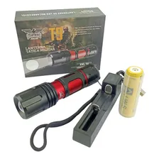 Lanterna Recarregável Profissional Pequena Led T9 Forte Foto mini 1