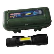 Lanterna Recarregavel Usb Para Carregar Celular Cree Led T6 Foto  mini 1