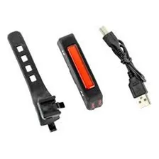 Lanterna sinalizador Traseiro pisca Bike Recarregável Usb High One Mtb Bicicleta Foto mini  3