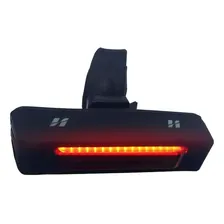 Lanterna sinalizador Traseiro pisca Bike Recarregável Usb High One Mtb Bicicleta Foto mini  2