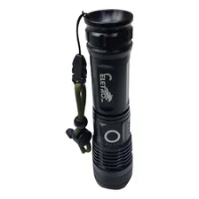 Lanterna Super Resistente Led Recarregável Feixe Ajustável Lanterna Preto Foto mini 4