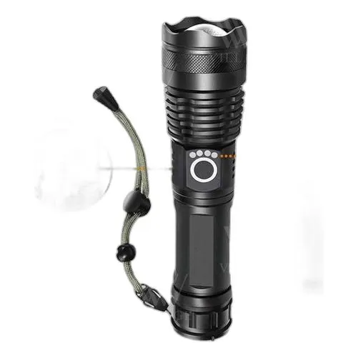 Lanterna T9 Tática Led Xml T9 Recarregável Usb Muito Forte Foto 1
