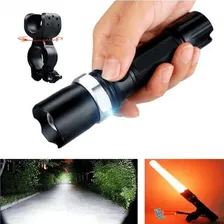 Lanterna Tática Led Cree Q5 Trilha Caça Pesca Com Suporte Foto mini 1