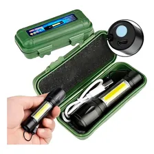Lanterna Tatica Led Q5 Mini Xml Recarregavel Melhor Que X900 Cor da lanterna Preto Cor da luz Branco Foto mini  3
