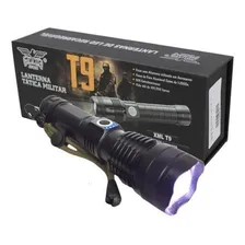 Lanterna Tatica Led Recarregavel T9 Cor Da Lanterna Preto Foto mini 1