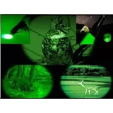 Lanterna Tática Luz Verde Foco Redondo Jws P/ Caça Pesca Top Lanterna Preto Foto mini 3