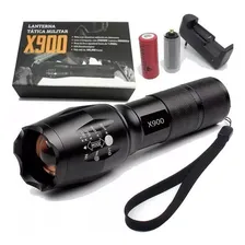 Lanterna Tatica M. Cree Led X900 Profissional Recarregável Foto mini  2