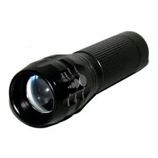 Lanterna Tática Mini Led Com Zoom Ajustavel 1x Até 2000x Cor da lanterna Preta Cor da luz Branca Foto mini 1