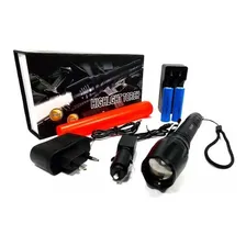 Lanterna Tatica Police Recarregavel Cree T6 Farolete Foto  mini 1
