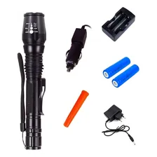 Lanterna Tatica Police Recarregavel Cree T6 Farolete Foto mini 4