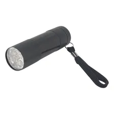 Lanterna Tática Policial De Alumínio 9 Leds Western La-23 Cor da lanterna Preto Cor da luz Branco Foto  mini 1