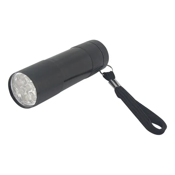 Lanterna Tática Policial De Alumínio 9 Leds Western La-23 Cor da lanterna Preto Cor da luz Branco Foto 1
