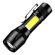 Lanterna Tática Profissional Com Led Recarregável Via Usb Foto mini 2