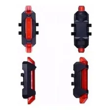 Lanterna Traseira Bicicleta Bike Led Recarregavel Usb Pisca Foto mini 3