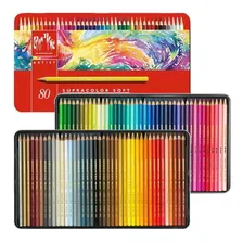 Lápis Aquarela Caran Dache 80 Cores Supracolor - Estojo Lata Foto mini 1