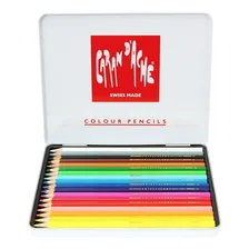 Lapis Aquarela Caran Dache Swisscolor 18 Cores 1285 718 Foto mini 2