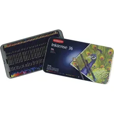 Lapis Aquarelavel Derwent Inktense Com 36 Cores Foto mini  2