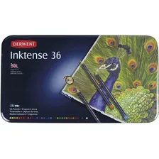 Lapis Aquarelavel Derwent Inktense Com 36 Cores Foto  mini 1