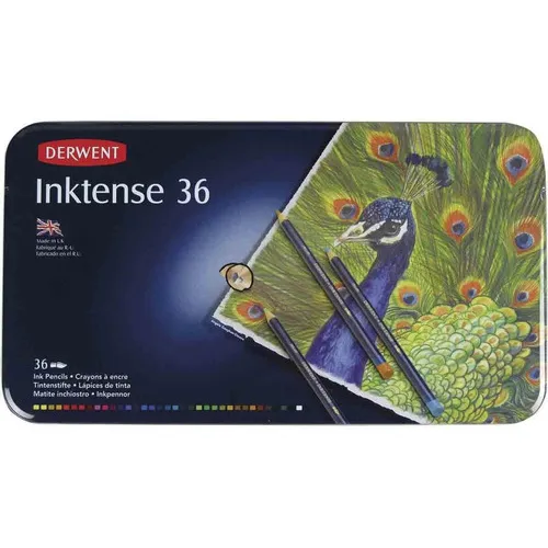 Lapis Aquarelavel Derwent Inktense Com 36 Cores Foto 1