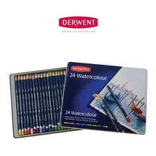 Lapis Aquarelavel Derwent Watercolour 24 Cores Cor 24 Foto mini 2