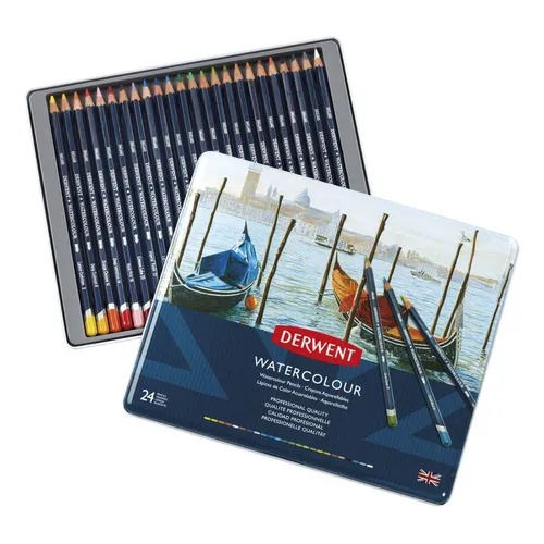 Lapis Aquarelavel Derwent Watercolour 24 Cores Cor 24 Foto 1