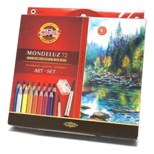 Lápis Aquarelável Koh-i-noor 72 Cores Mondeluz Prontaentrega Foto mini 3