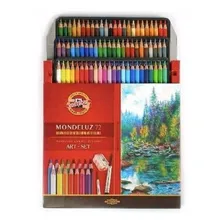 Lápis Aquarelável Koh-i-noor 72 Cores Mondeluz Prontaentrega Foto mini 1