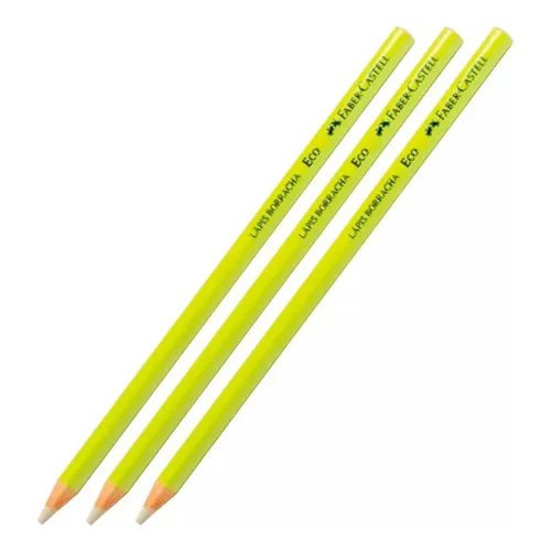 Lápis Borracha Faber Castell Kit Com 3 Unidades Foto 1