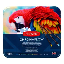 Lapis Cor Derwent Chromaflow 48 Cores Foto mini 2
