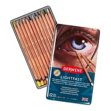 Lapis Cor Derwent Lightfast 12 Cores Cor 12 Foto mini 1