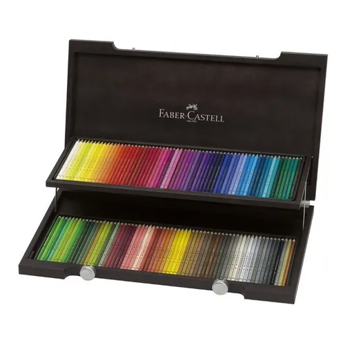 Lapis Cor Faber Castell Polychromos 120 Cores Madeira 110013 Foto 1