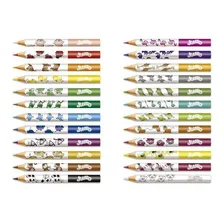 Lápis Cor Jumbo 24 Cores Triangular Faber-castell Ecolápis 6 Foto mini 2