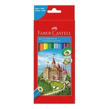 Lápis De Cor 12 Cores Faber Castell Ecolápis Sextavado Foto  mini 1