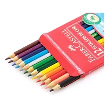 Lápis De Cor 12 Cores Faber Castell Ecolápis Sextavado Foto mini  2