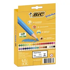 Lápis De Cor Bic Evolution 36 Cores Sextavado Foto mini  2