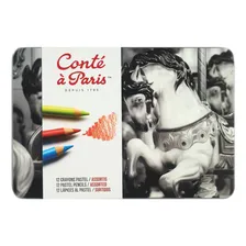 Lápis De Cor Conte Lápis Pastel Seco Conté À Paris 12 Cores Lápis Pastel Seco Conté Foto mini  2
