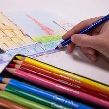 Lápis De Cor Conte Lápis Pastel Seco Conté À Paris 24 Cores Lápis Pastel Seco Conté À Foto mini 2