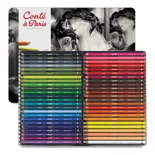 Lápis De Cor Conté Lápis Pastel Seco Conté À Paris 48 Cores Lápis Pastel Seco Conté Foto  mini 1