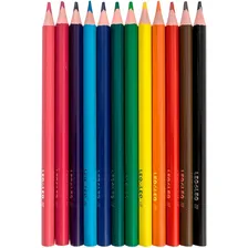 Lapis De Cor Jumbo Leo E Leo 12 Cores Triangular Foto mini  2